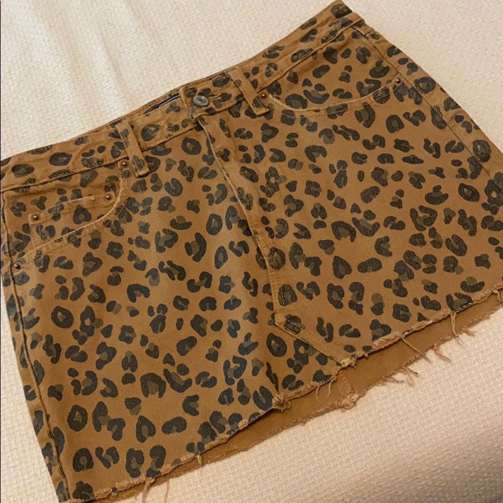 Abercrombie and Fitch Cheetah Mini Skirt